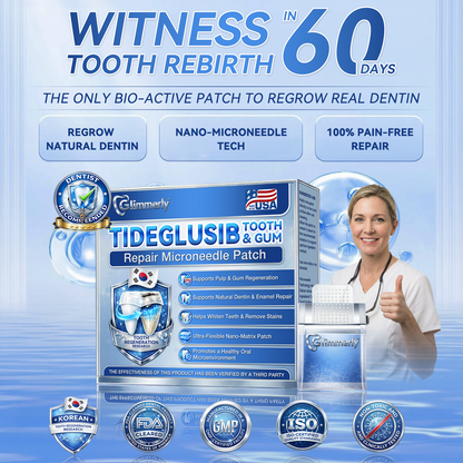 Next-Gen🦷𝐆𝐥𝐢𝐦𝐦𝐞𝐫𝐥𝐲® 𝐓𝐢𝐝𝐞𝐠𝐥𝐮𝐬𝐢𝐛 𝐓𝐨𝐨𝐭𝐡 & 𝐆𝐮𝐦 𝐑𝐞𝐩𝐚𝐢𝐫 𝐌𝐢𝐜𝐫𝐨𝐧𝐞𝐞𝐝𝐥𝐞 𝐏𝐚𝐭𝐜𝐡  | 𝐀𝐝𝐯𝐚𝐧𝐜𝐞𝐝 𝐒𝐭𝐞𝐦-𝐂𝐞𝐥𝐥 𝐀𝐜𝐭𝐢𝐯𝐚𝐭𝐢𝐨𝐧 𝐓𝐞𝐞𝐭𝐡 𝐒𝐭𝐫𝐢𝐩𝐬(🦷𝐑𝐞𝐛𝐮𝐢𝐥𝐝 𝐄𝐧𝐚𝐦𝐞𝐥 & 𝐃𝐞𝐧𝐭𝐢𝐧 • 𝐒𝐭𝐫𝐞𝐧𝐠𝐭𝐡𝐞𝐧 𝐆𝐮𝐦𝐬 • 𝐄𝐫𝐚𝐝𝐢𝐜𝐚𝐭𝐞 𝐓𝐚𝐫𝐭𝐚𝐫 & 𝐎𝐝𝐨𝐫 • 𝐒𝐭𝐨𝐩 𝐓𝐨𝐨𝐭𝐡 𝐒𝐞𝐧𝐬𝐢𝐭𝐢𝐯𝐢𝐭𝐲)