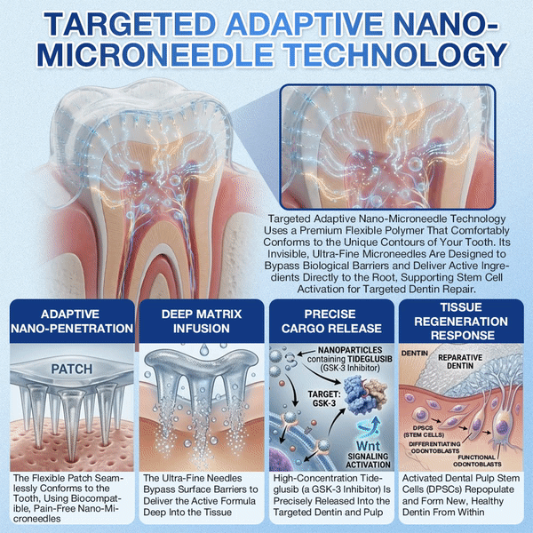 Next-Gen🦷𝐆𝐥𝐢𝐦𝐦𝐞𝐫𝐥𝐲® 𝐓𝐢𝐝𝐞𝐠𝐥𝐮𝐬𝐢𝐛 𝐓𝐨𝐨𝐭𝐡 & 𝐆𝐮𝐦 𝐑𝐞𝐩𝐚𝐢𝐫 𝐌𝐢𝐜𝐫𝐨𝐧𝐞𝐞𝐝𝐥𝐞 𝐏𝐚𝐭𝐜𝐡  | 𝐀𝐝𝐯𝐚𝐧𝐜𝐞𝐝 𝐒𝐭𝐞𝐦-𝐂𝐞𝐥𝐥 𝐀𝐜𝐭𝐢𝐯𝐚𝐭𝐢𝐨𝐧 𝐓𝐞𝐞𝐭𝐡 𝐒𝐭𝐫𝐢𝐩𝐬(🦷𝐑𝐞𝐛𝐮𝐢𝐥𝐝 𝐄𝐧𝐚𝐦𝐞𝐥 & 𝐃𝐞𝐧𝐭𝐢𝐧 • 𝐒𝐭𝐫𝐞𝐧𝐠𝐭𝐡𝐞𝐧 𝐆𝐮𝐦𝐬 • 𝐄𝐫𝐚𝐝𝐢𝐜𝐚𝐭𝐞 𝐓𝐚𝐫𝐭𝐚𝐫 & 𝐎𝐝𝐨𝐫 • 𝐒𝐭𝐨𝐩 𝐓𝐨𝐨𝐭𝐡 𝐒𝐞𝐧𝐬𝐢𝐭𝐢𝐯𝐢𝐭𝐲)