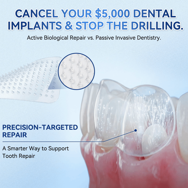 Next-Gen🦷𝐆𝐥𝐢𝐦𝐦𝐞𝐫𝐥𝐲® 𝐓𝐢𝐝𝐞𝐠𝐥𝐮𝐬𝐢𝐛 𝐓𝐨𝐨𝐭𝐡 & 𝐆𝐮𝐦 𝐑𝐞𝐩𝐚𝐢𝐫 𝐌𝐢𝐜𝐫𝐨𝐧𝐞𝐞𝐝𝐥𝐞 𝐏𝐚𝐭𝐜𝐡  | 𝐀𝐝𝐯𝐚𝐧𝐜𝐞𝐝 𝐒𝐭𝐞𝐦-𝐂𝐞𝐥𝐥 𝐀𝐜𝐭𝐢𝐯𝐚𝐭𝐢𝐨𝐧 𝐓𝐞𝐞𝐭𝐡 𝐒𝐭𝐫𝐢𝐩𝐬(🦷𝐑𝐞𝐛𝐮𝐢𝐥𝐝 𝐄𝐧𝐚𝐦𝐞𝐥 & 𝐃𝐞𝐧𝐭𝐢𝐧 • 𝐒𝐭𝐫𝐞𝐧𝐠𝐭𝐡𝐞𝐧 𝐆𝐮𝐦𝐬 • 𝐄𝐫𝐚𝐝𝐢𝐜𝐚𝐭𝐞 𝐓𝐚𝐫𝐭𝐚𝐫 & 𝐎𝐝𝐨𝐫 • 𝐒𝐭𝐨𝐩 𝐓𝐨𝐨𝐭𝐡 𝐒𝐞𝐧𝐬𝐢𝐭𝐢𝐯𝐢𝐭𝐲)